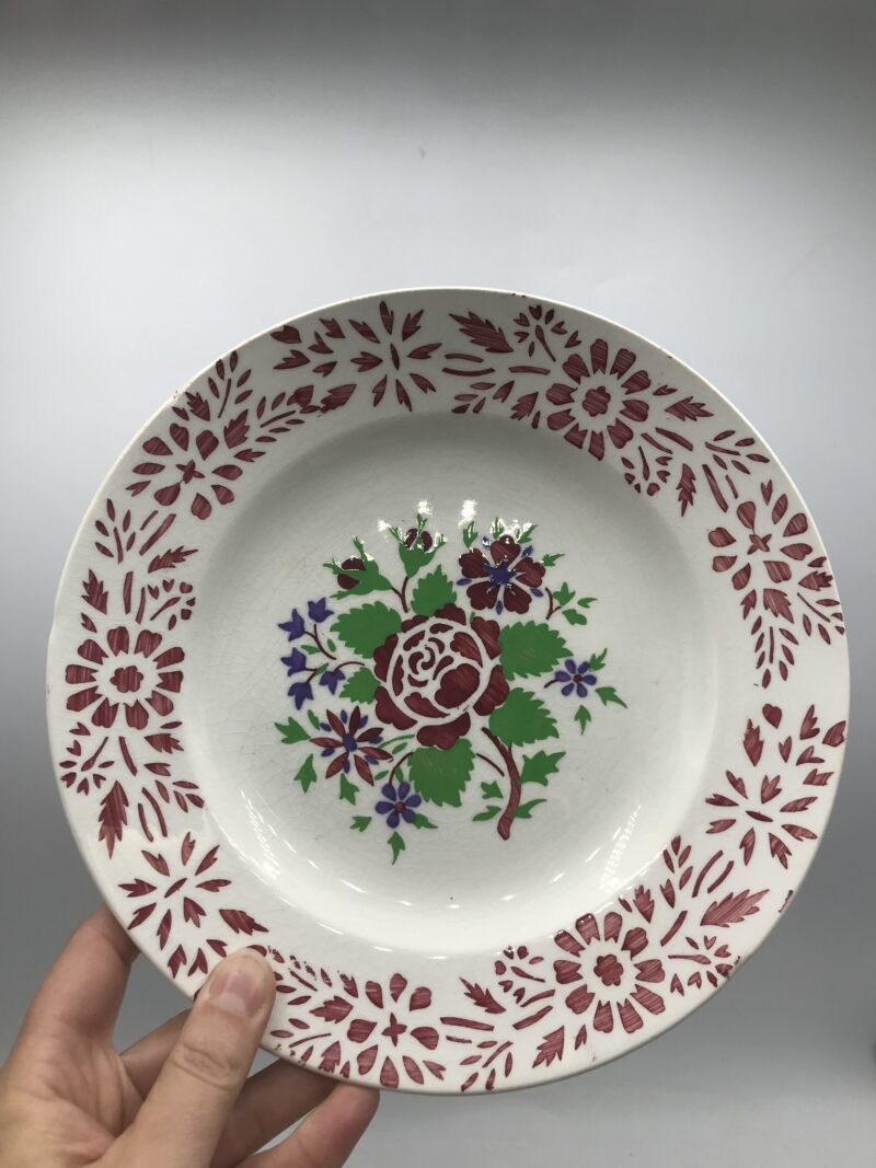 Lot de 4 assiettes Sarreguemines – Image 7