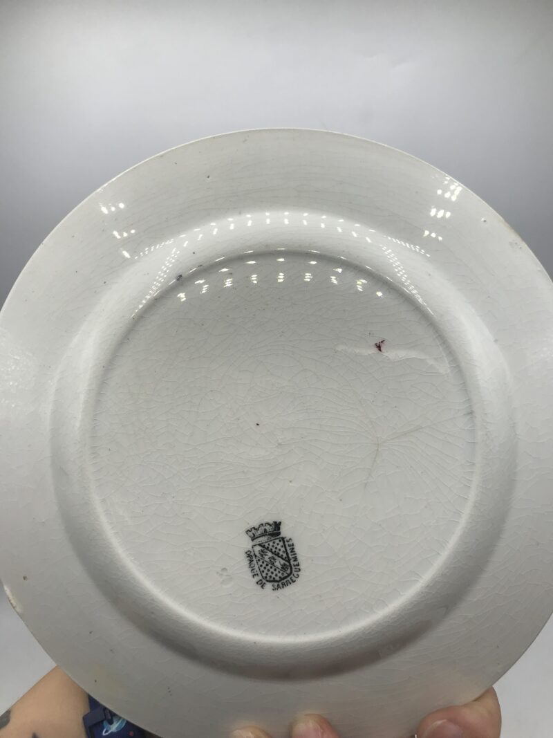 Lot de 4 assiettes Sarreguemines – Image 8