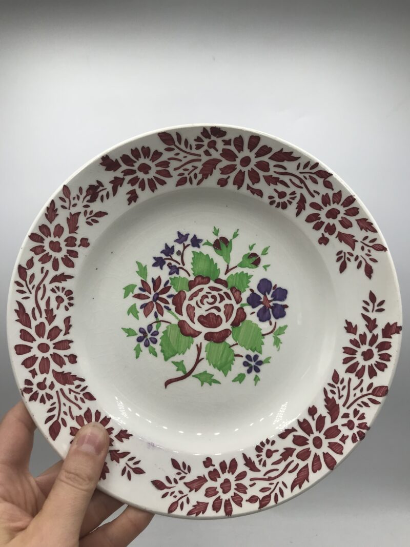 Lot de 4 assiettes Sarreguemines – Image 9