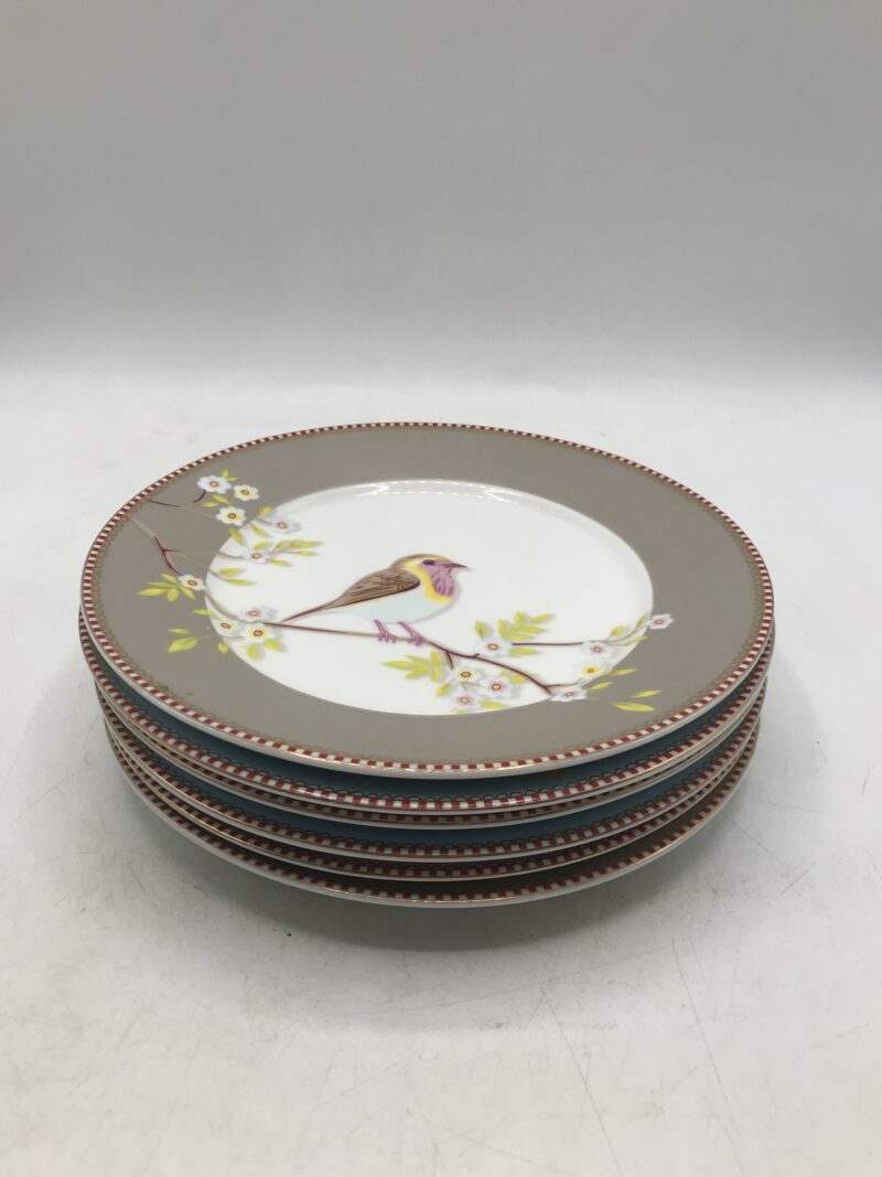 Lot de 6 assiettes oiseaux PIP HOME – Image 3