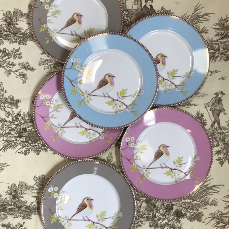 assiettes oiseaux PIP HOME