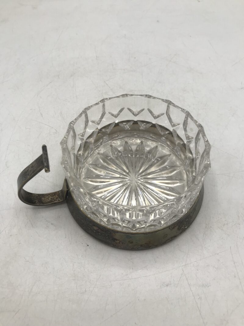 Coupelle cristal métal argenté Christofle – Image 7