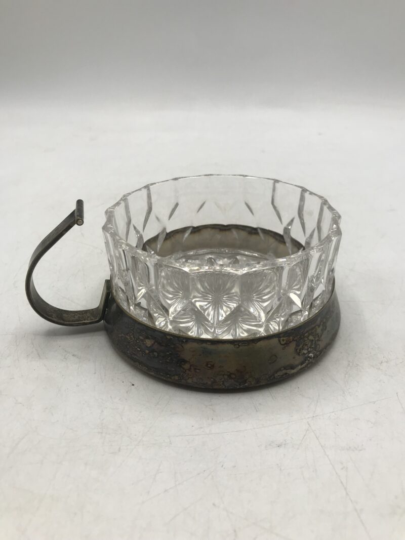 Coupelle cristal métal argenté Christofle – Image 8