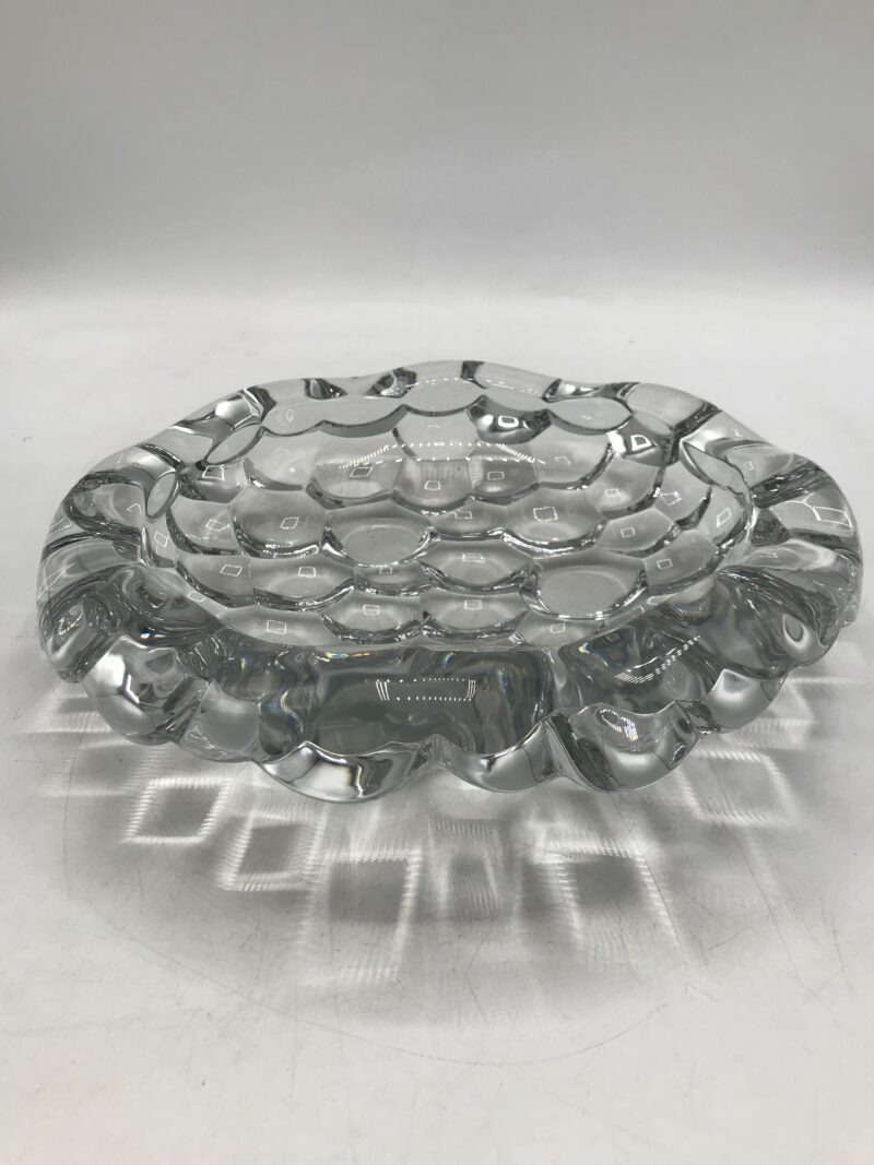 Grand vide poche en cristal Art déco – Image 3