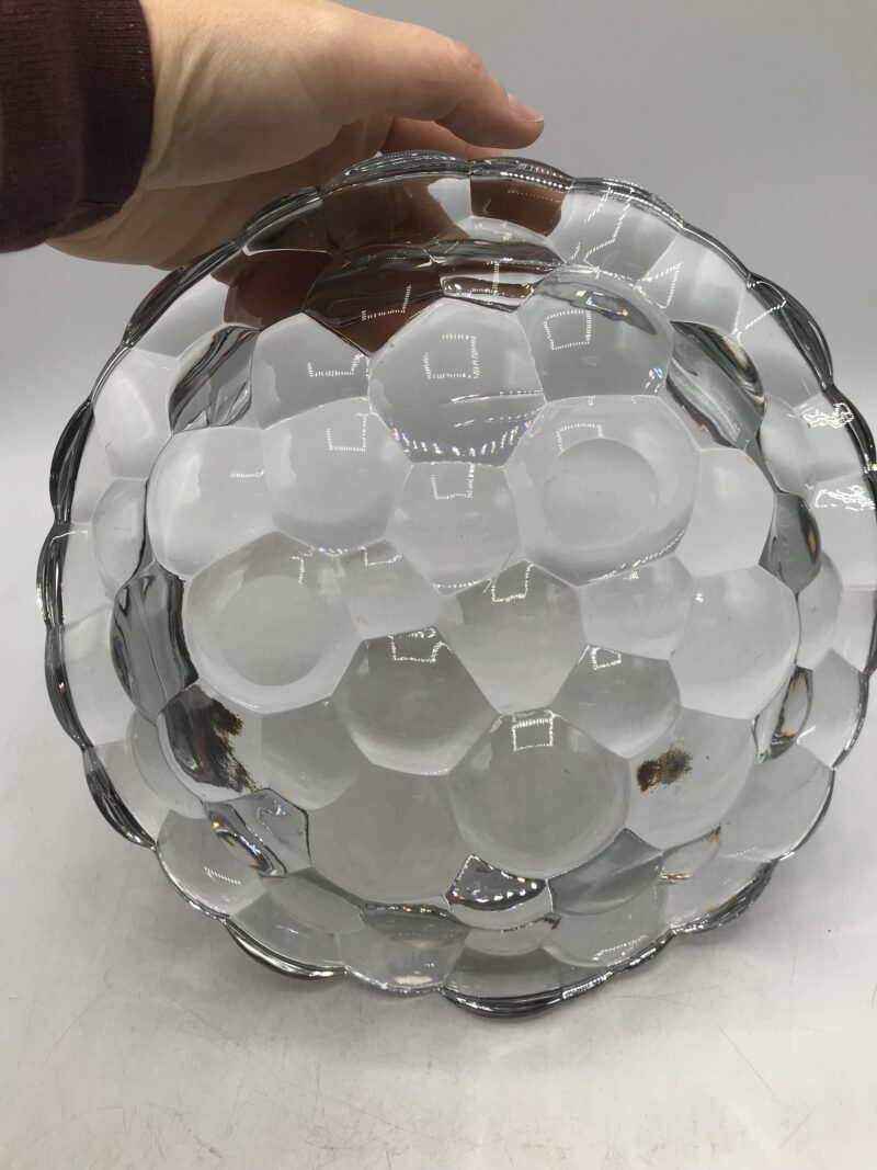 Grand vide poche en cristal Art déco – Image 4