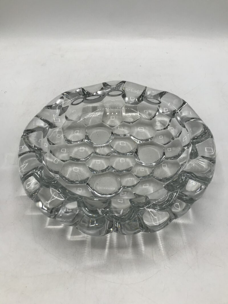 Grand vide poche en cristal Art déco – Image 5