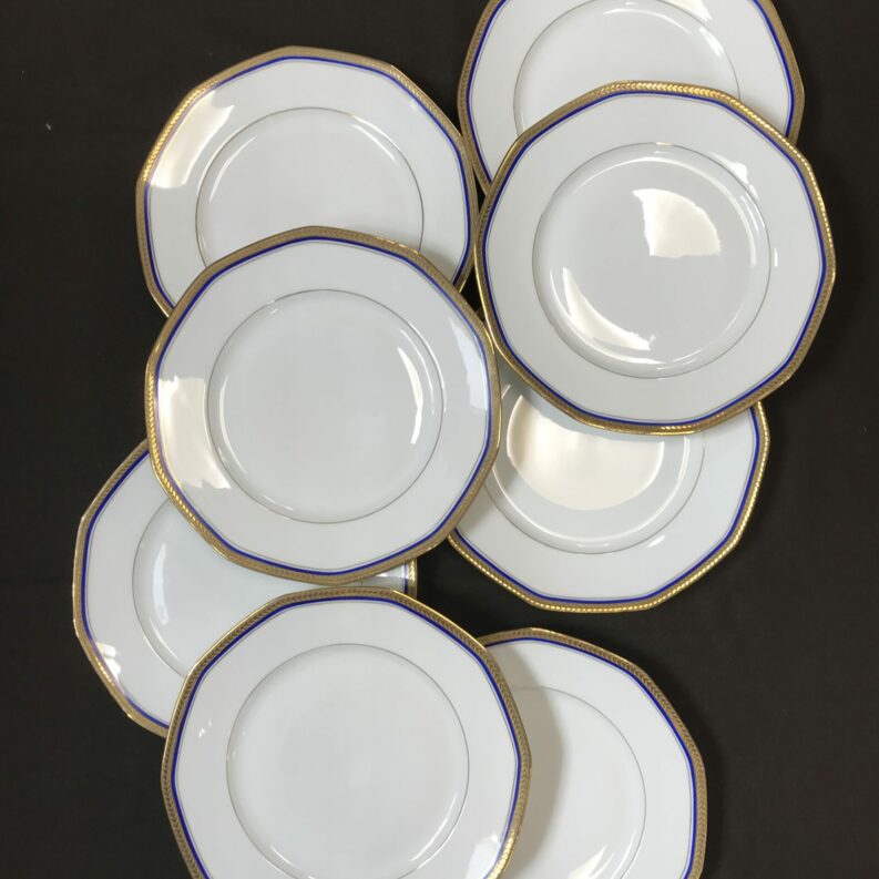 Lot de 8 assiettes Limoges jean Boyer