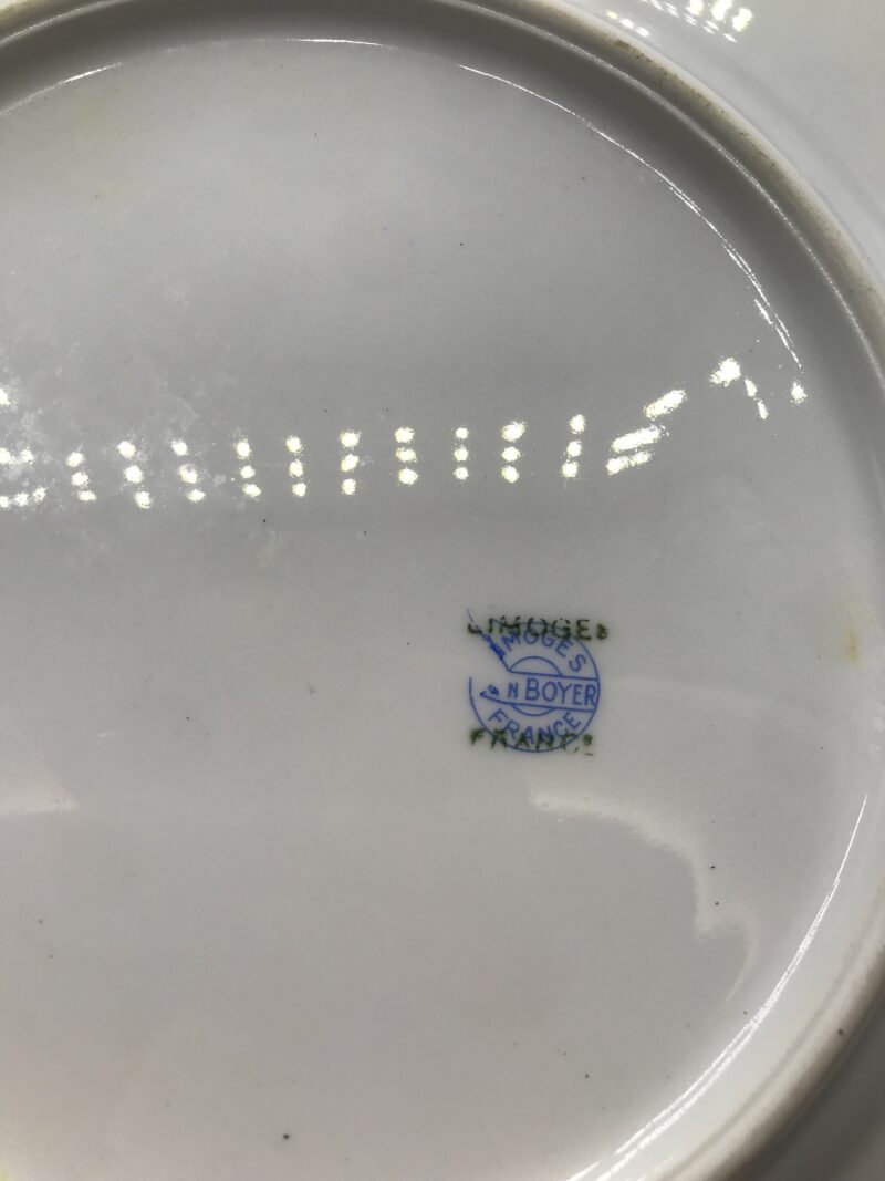 Lot de 8 assiettes Limoges jean Boyer – Image 4