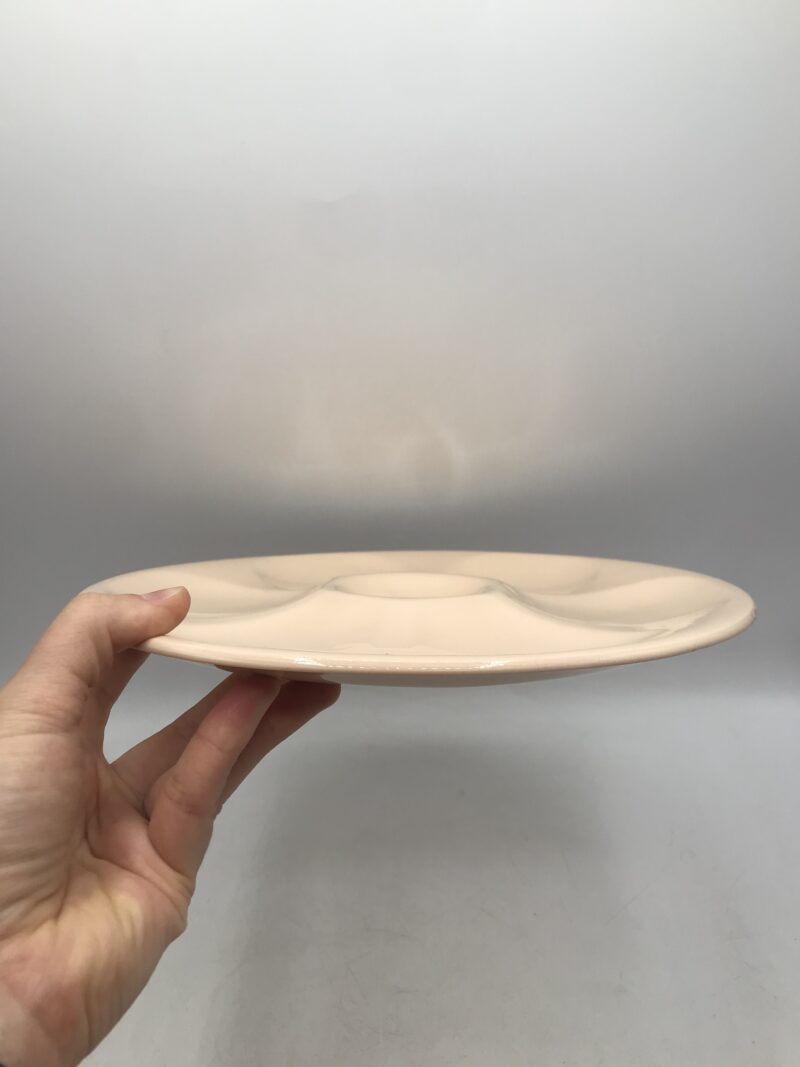 Lot de 5 assiettes à huitres Sarreguemines – Image 8