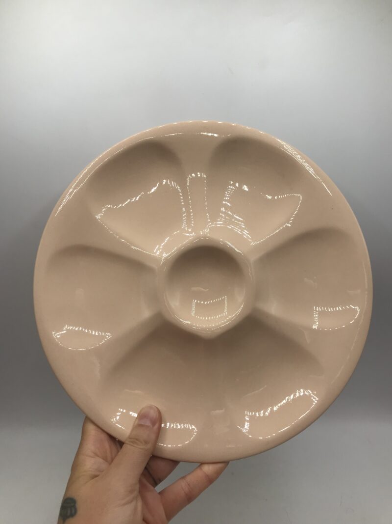 Lot de 5 assiettes à huitres Sarreguemines – Image 5