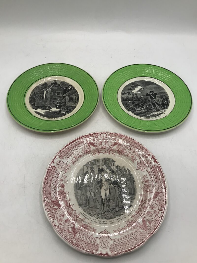 Composition de 9 assiettes "Parlantes" – Image 11