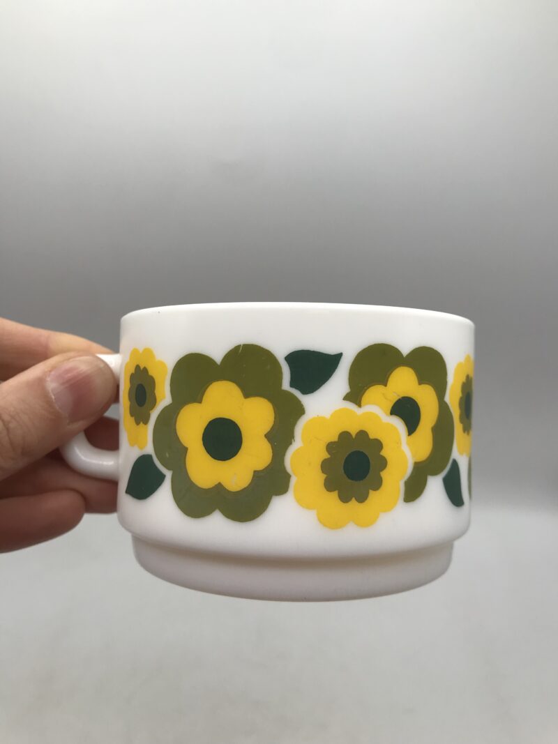 Ensemble de 5 tasses Acropal vintage – Image 8