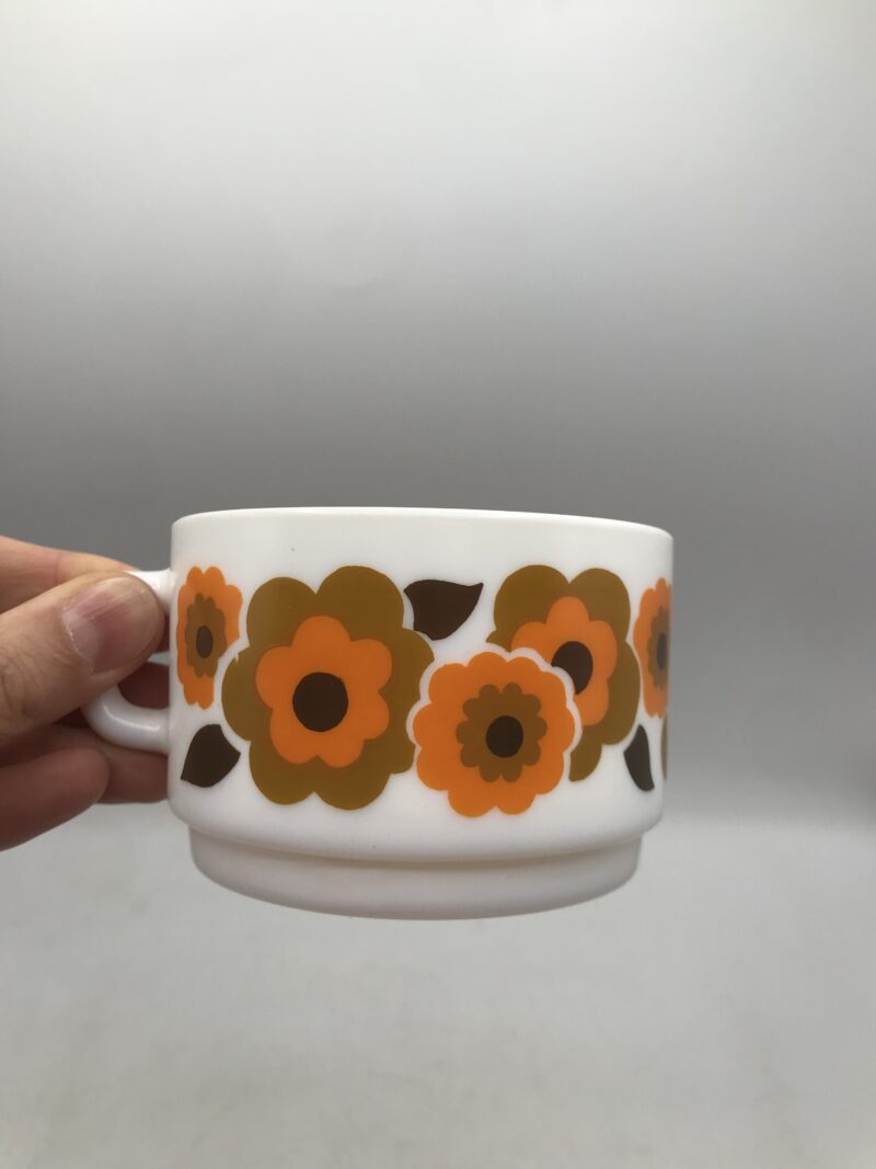 Ensemble de 5 tasses Acropal vintage – Image 4