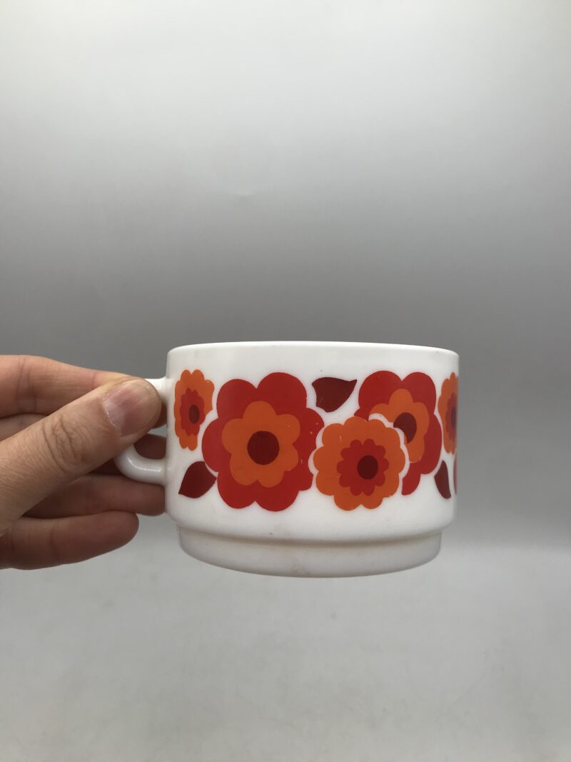 Ensemble de 5 tasses Acropal vintage – Image 5