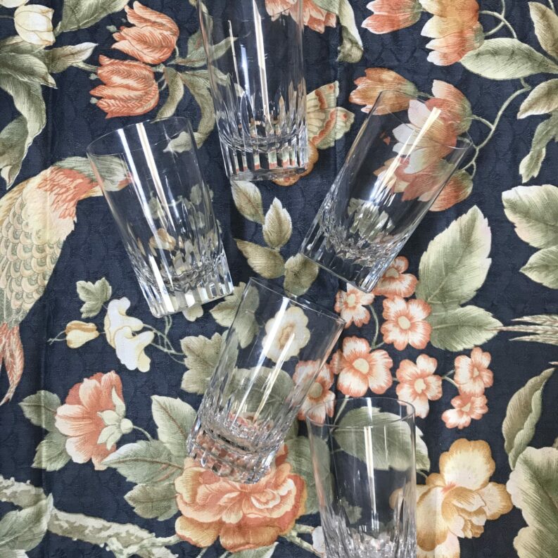 verres Baccarat vintage