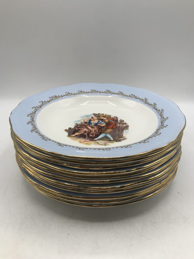 Lot de 11 assiettes creuses L'Amandinoise – Image 9