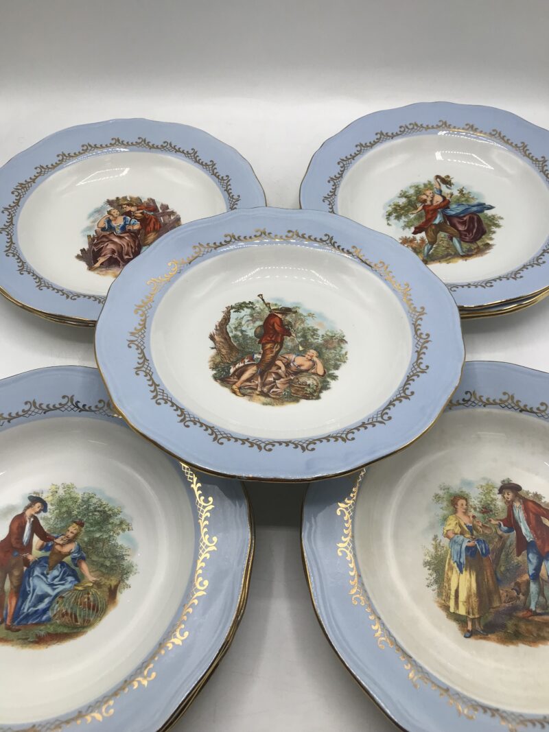 Lot de 11 assiettes creuses L'Amandinoise – Image 10