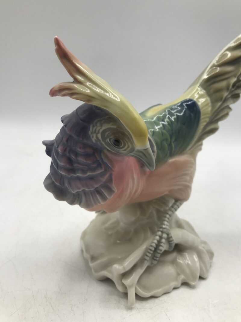 Faisan doré porcelaine Karl Ens 1930 – Image 2