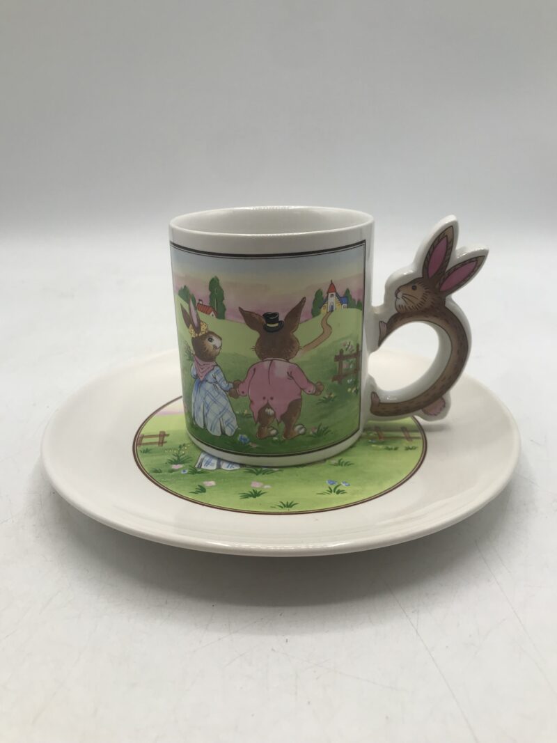 Ensemble mug lapin vintage 1980 – Image 9