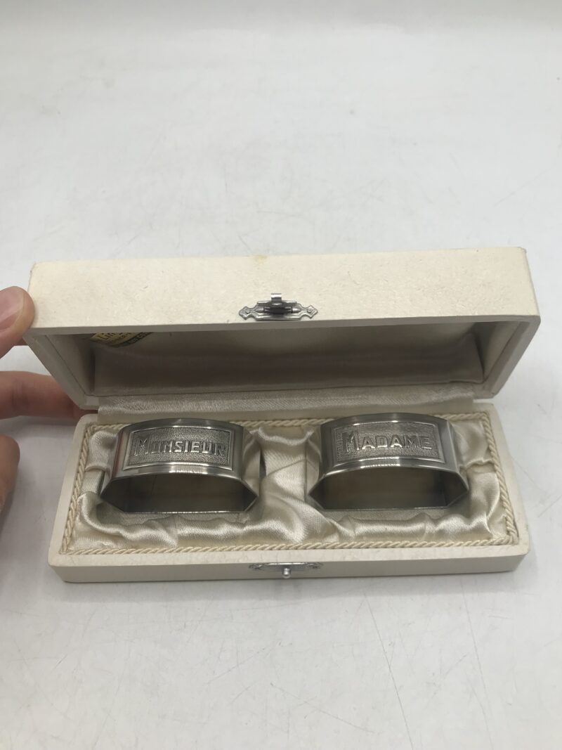Duo de ronds de serviette Mr Mme – Image 7