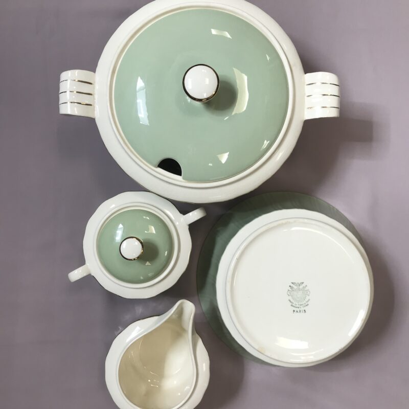 service Villeroy et boch mint green white paris