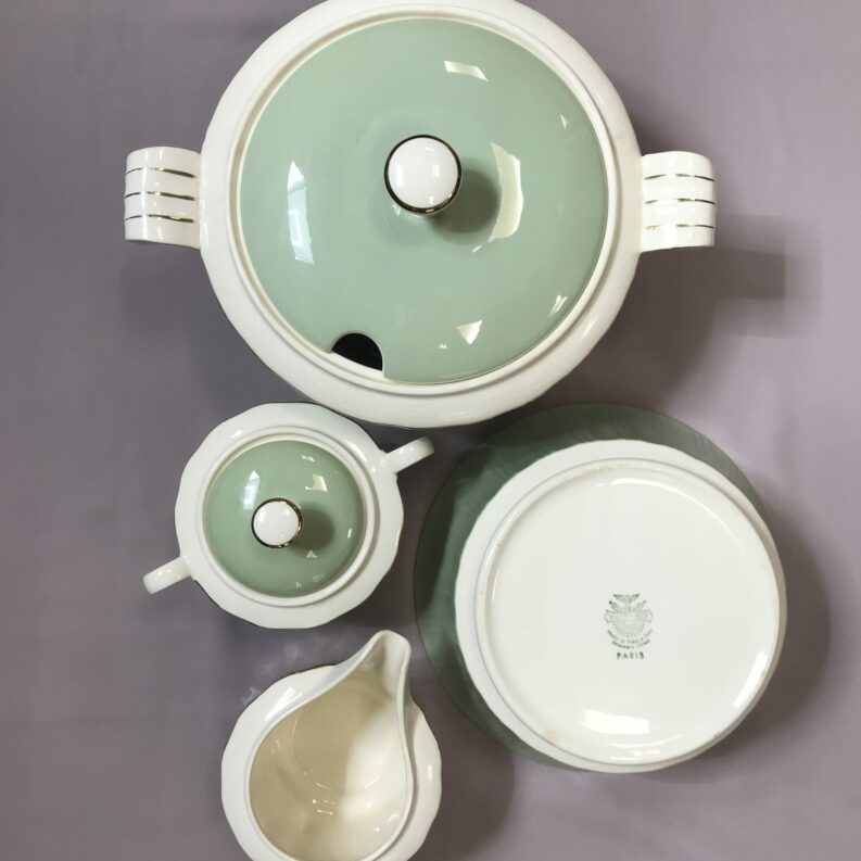 service Villeroy et boch mint green white paris