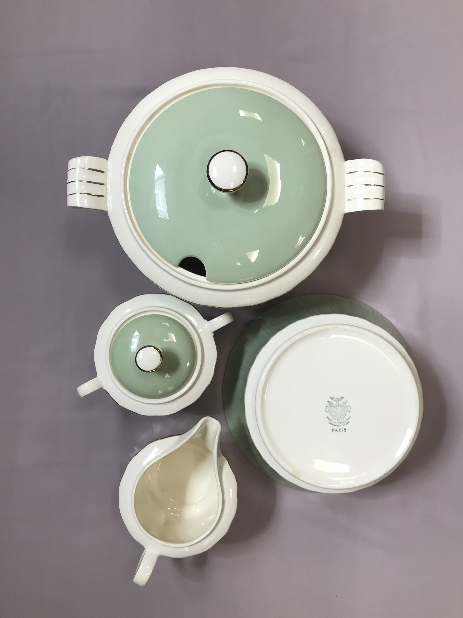 Sucrier Villeroy & Boch En Porcelaine Verte - Design Naïf, 0,2 L, Idéal Pour Recevoir à Table