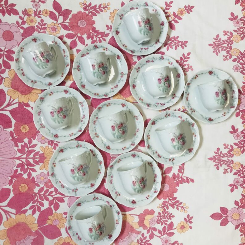 service a café porcelaine de la licorne