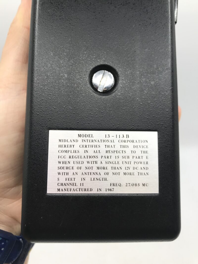Talkie-Walkie Midland Nine 9 vintage – Image 2