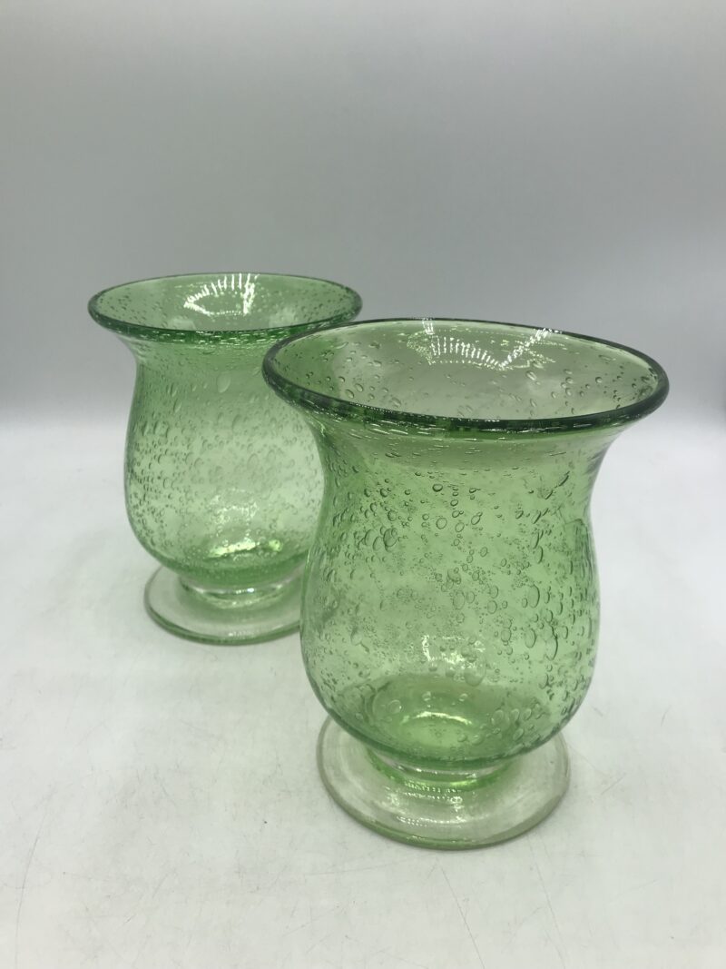 Duo de vase Biot verre bullé – Image 2