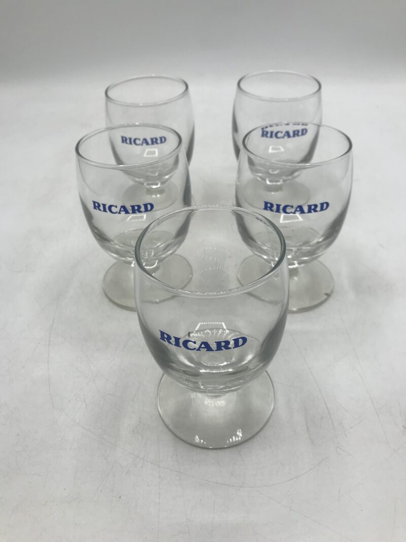 Lot de 5 verres RICARD – Image 3