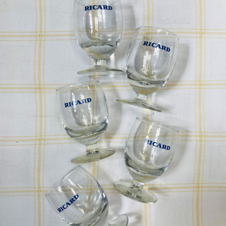 verre ricard vintage