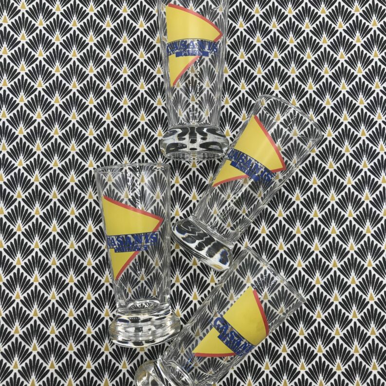 verres casanis vintage