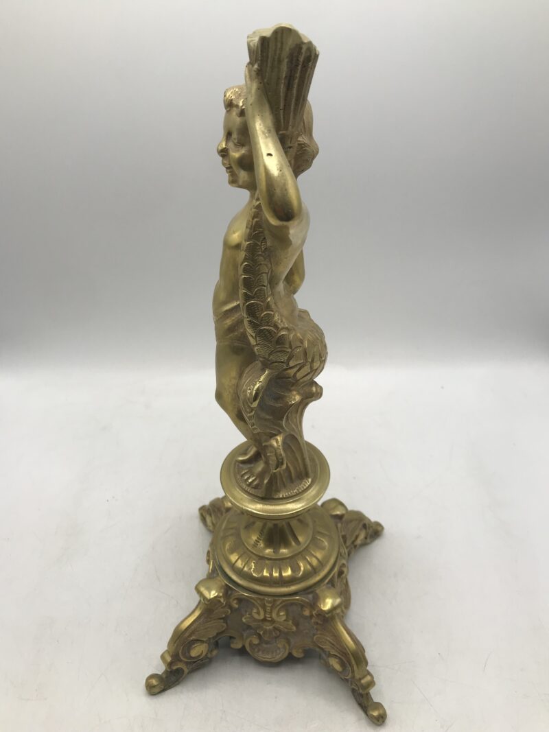 Pied de lampe chérubin bronze – Image 2