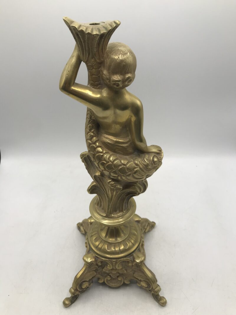 Pied de lampe chérubin bronze – Image 6