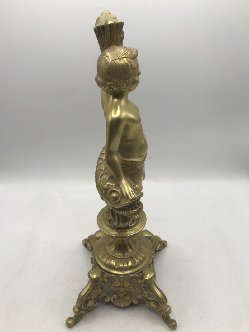 Pied de lampe chérubin bronze – Image 7