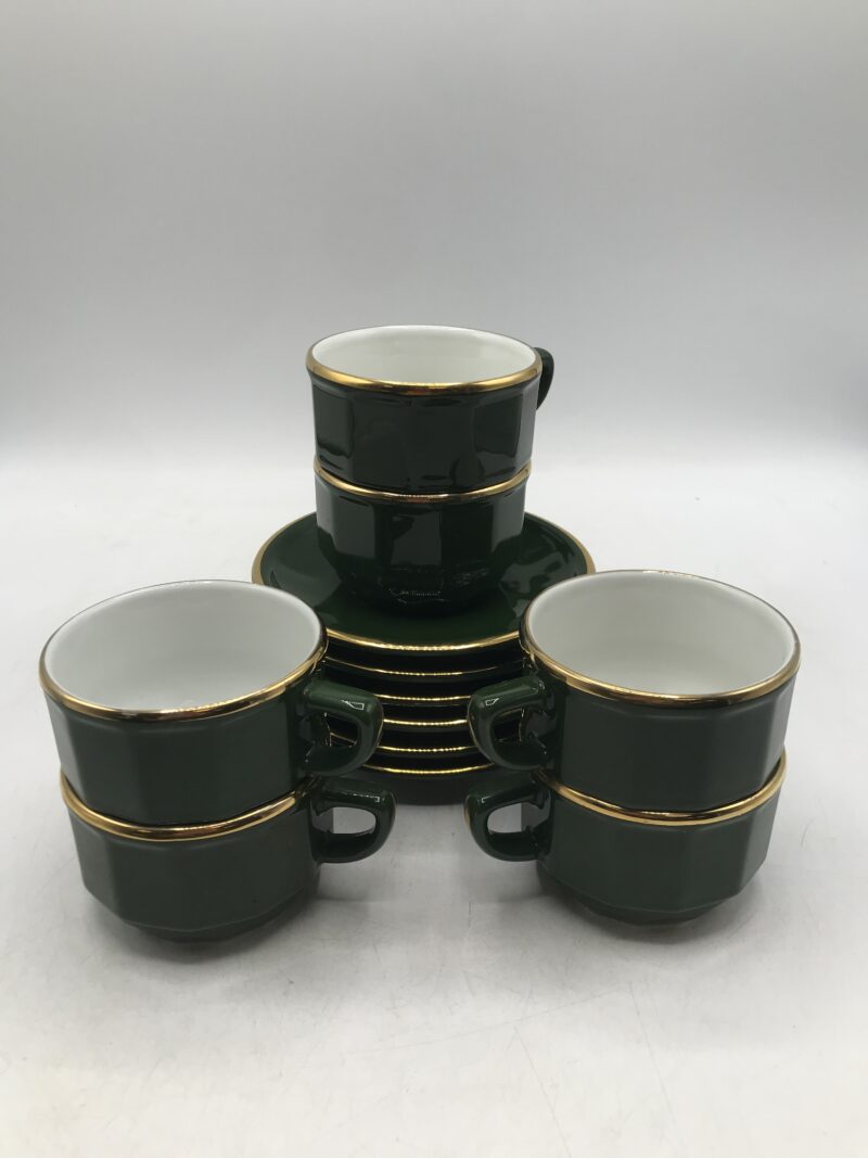 Service 6 tasses à café Apilco – Image 2