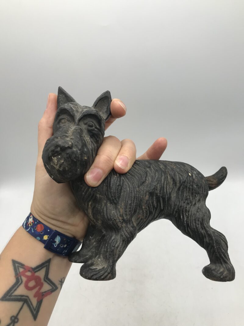 Chien Scottie Terrier en fonte – Image 3