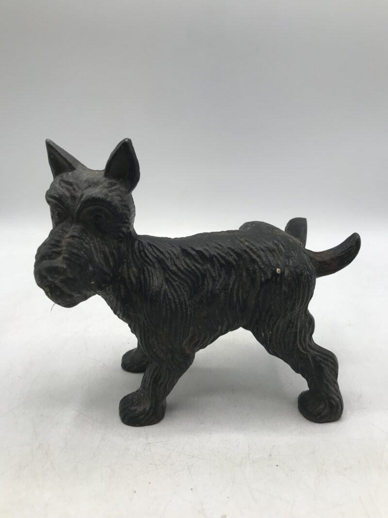 Chien Scottie Terrier en fonte – Image 7