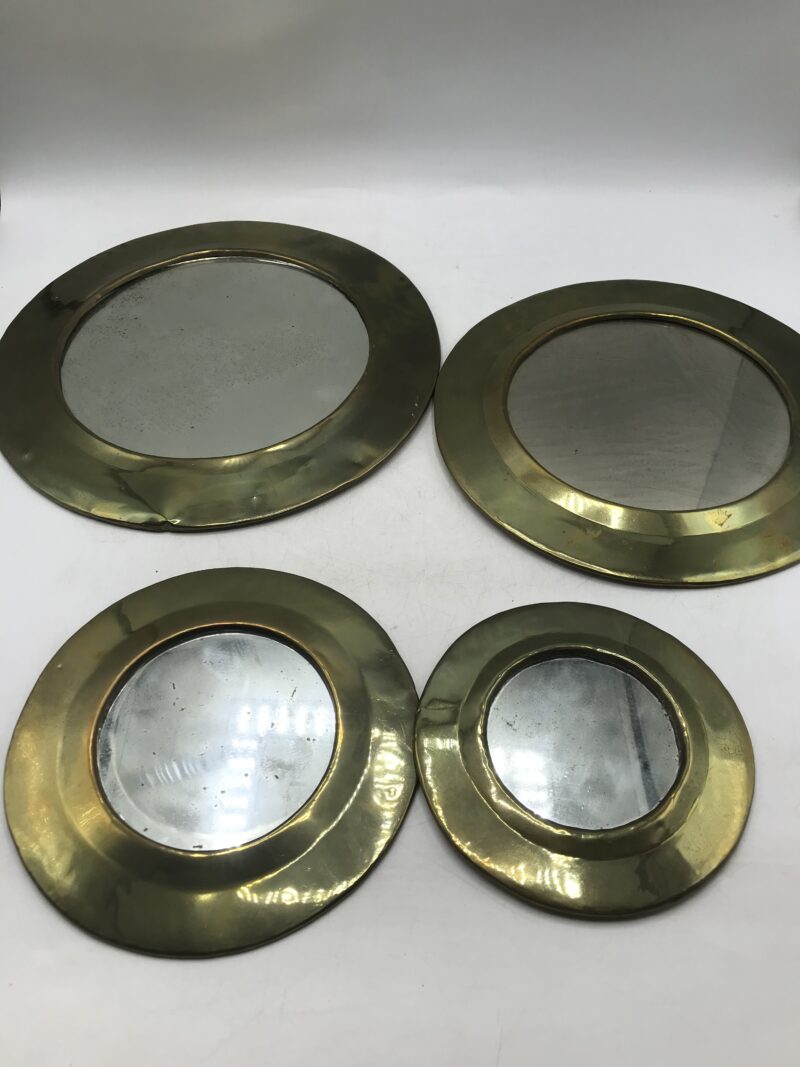 Ensemble de 7 miroirs laiton – Image 14