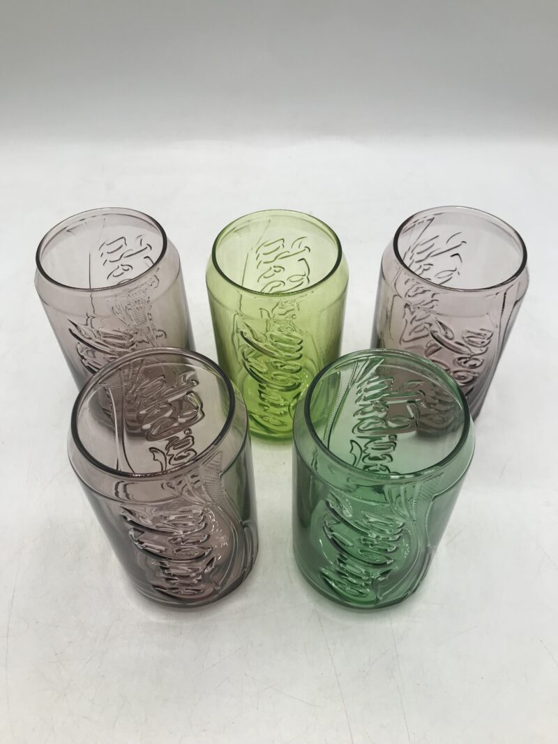Lot de 5 verres Coca-Cola vintage – Image 2