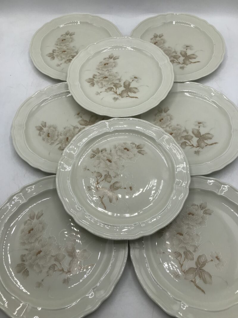 Service 11 assiettes porcelaine de Limoges – Image 2