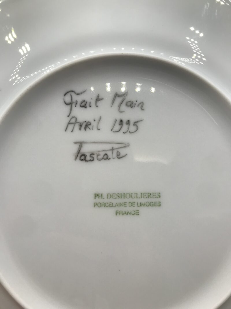 Lot de 8 assiettes fruits Limoges – Image 7