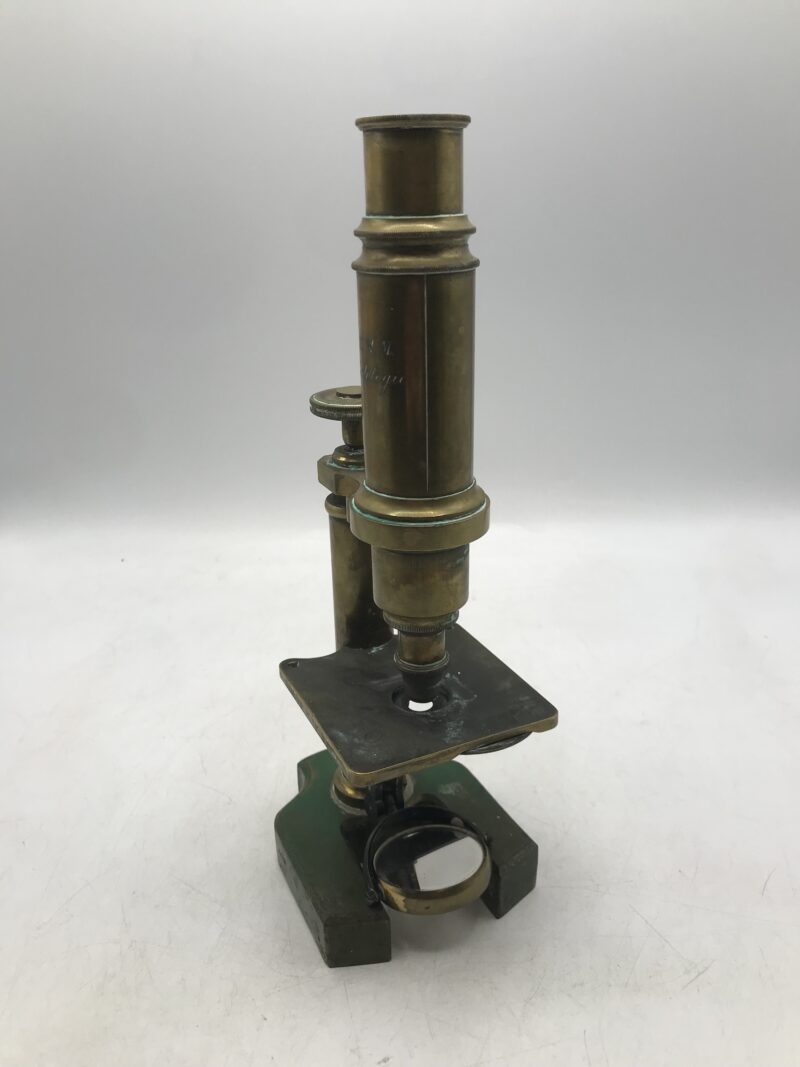 Microscope ancien en laiton – Image 8
