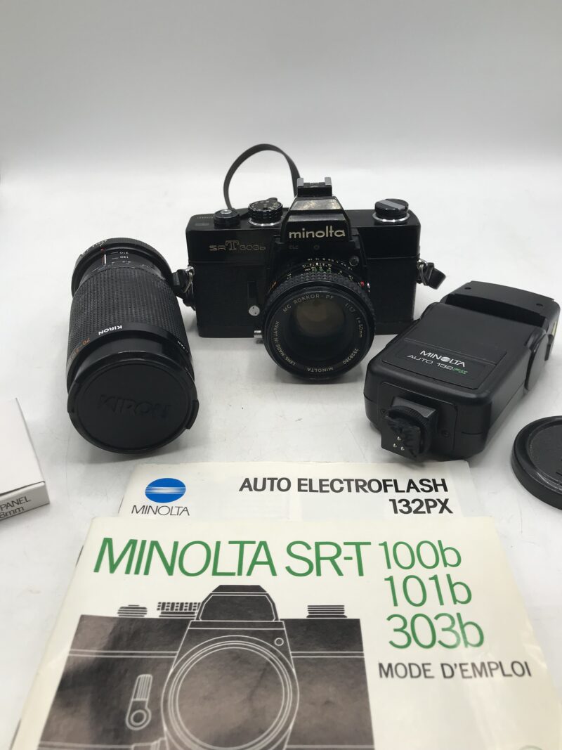 Appareil MINOLTA SRT-303b+objetcifs – Image 15