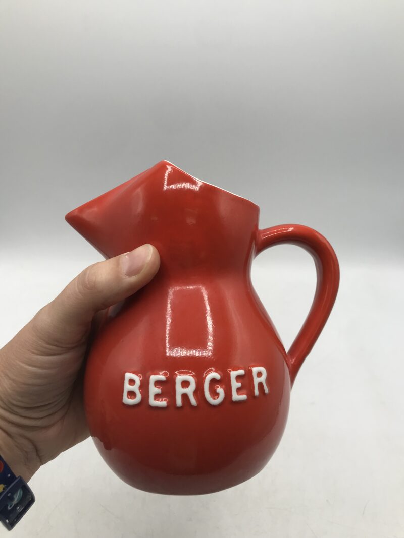 Broc rouge vintage "BERGER" – Image 4