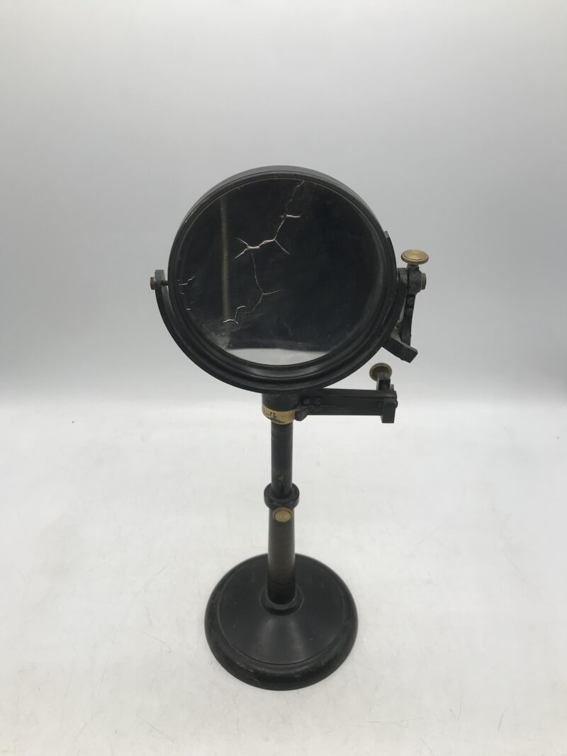 Ancien miroir sur pied an laiton – Image 7