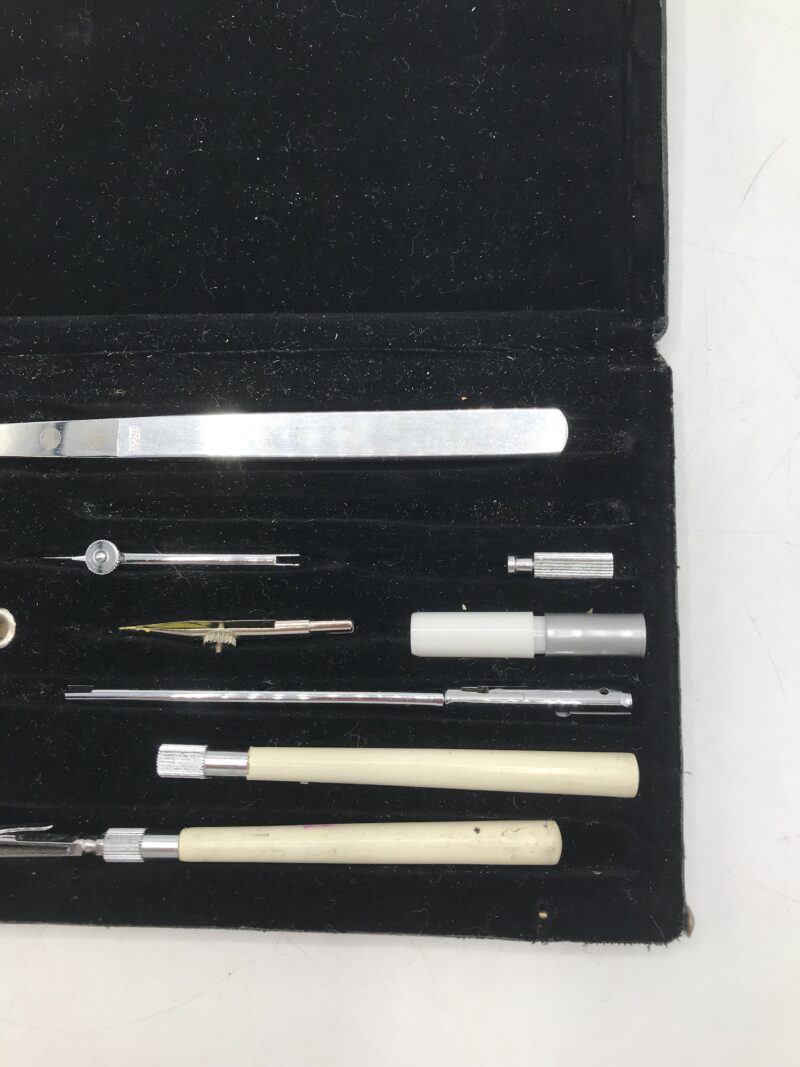 Joli coffret anciens compas Precimat – Image 2