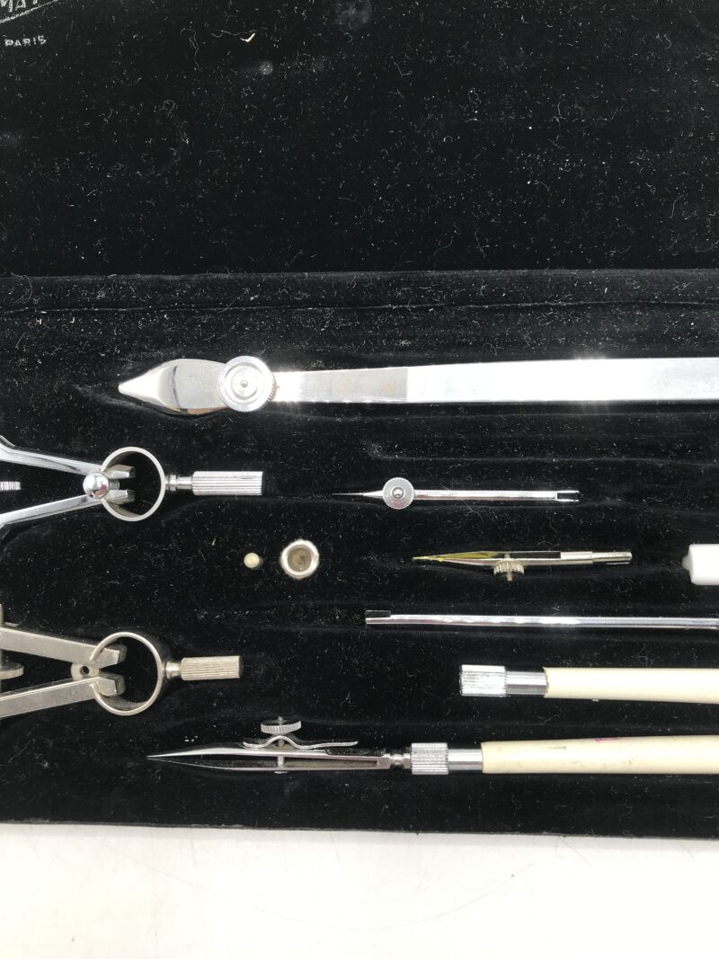 Joli coffret anciens compas Precimat – Image 4