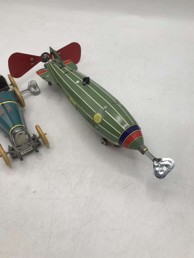 Duo de jouets anciens en tôle – Image 12